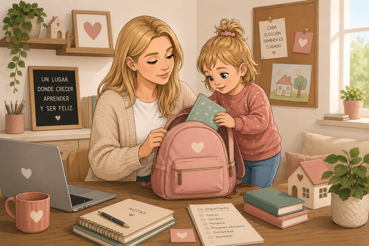 Cómo elegir colegio cuando eres una familia monomarental